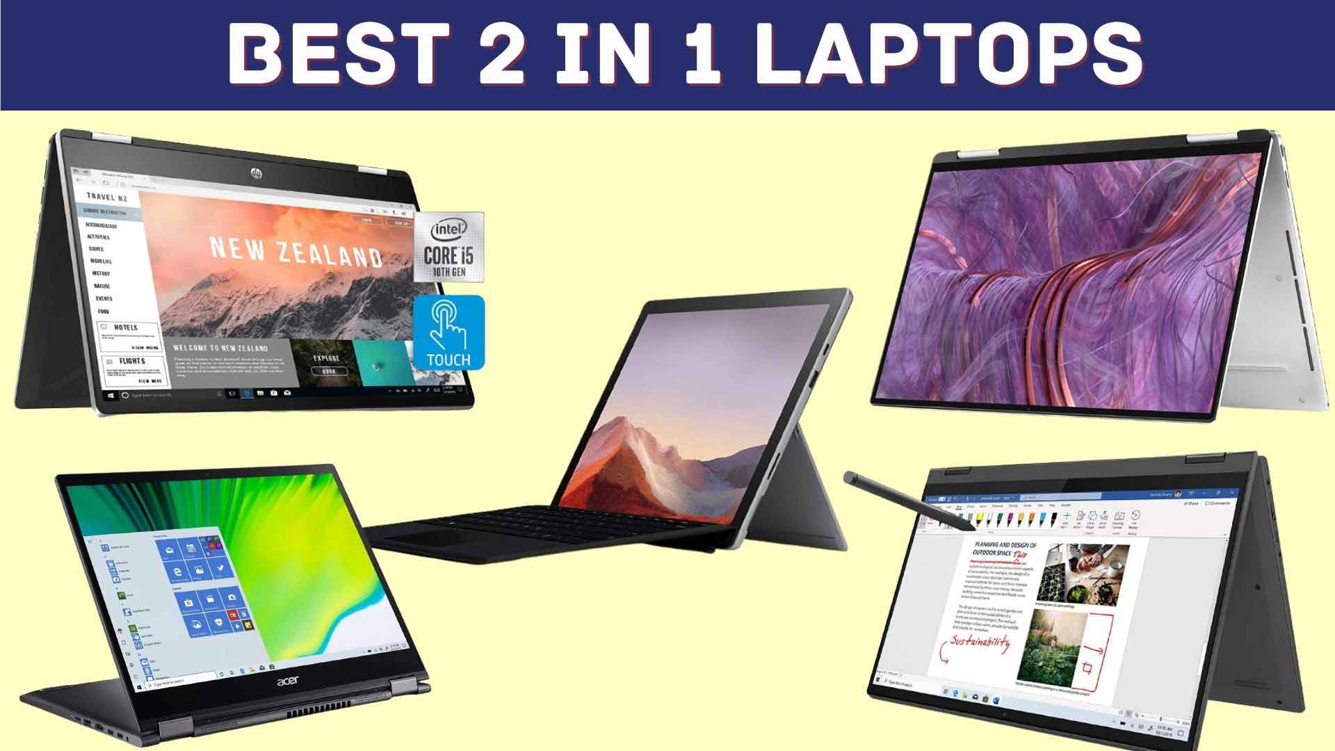 Best 2 In 1 Laptops