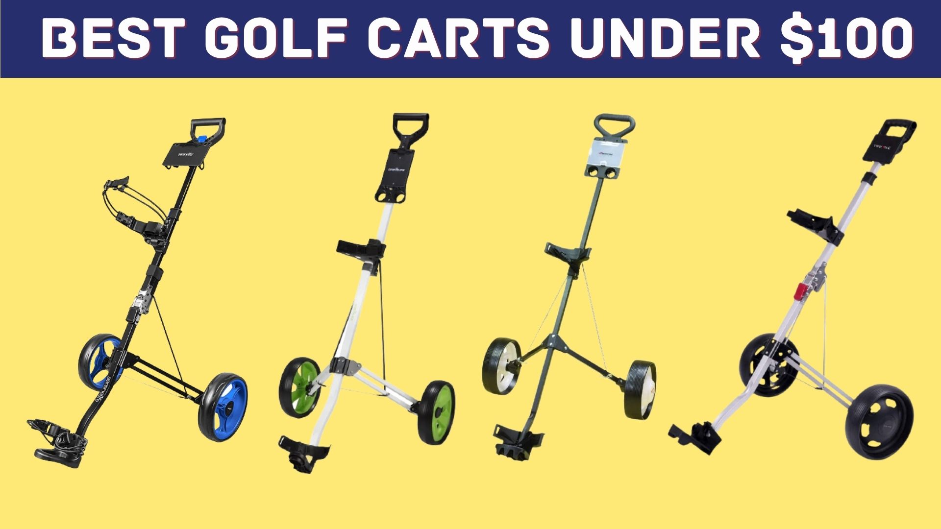 Best Golf Carts Under 100