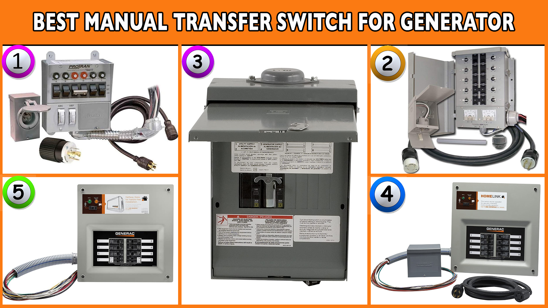 Best Manual Transfer Switch for Generator