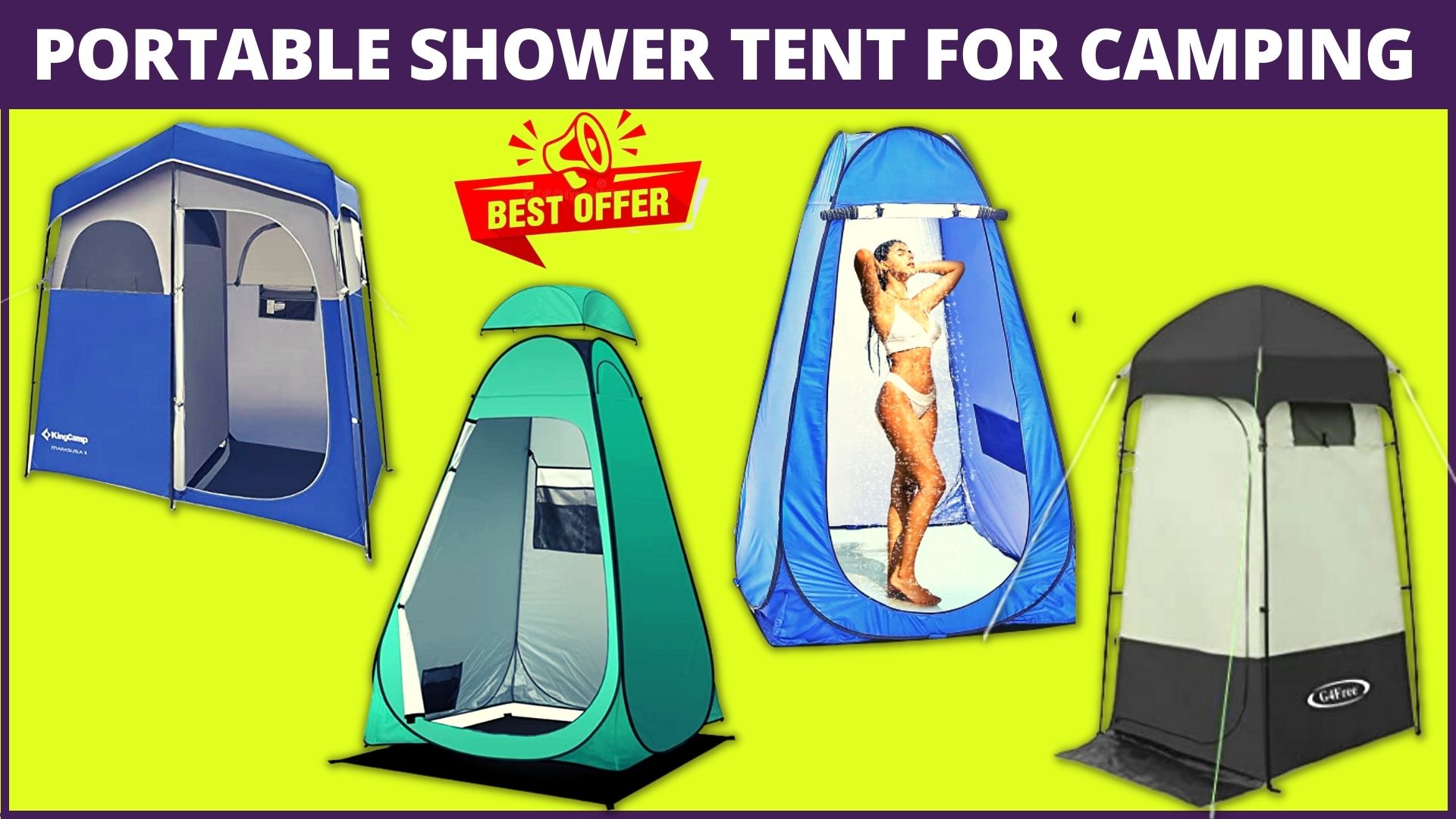 Best Portable Shower Tent For Camping