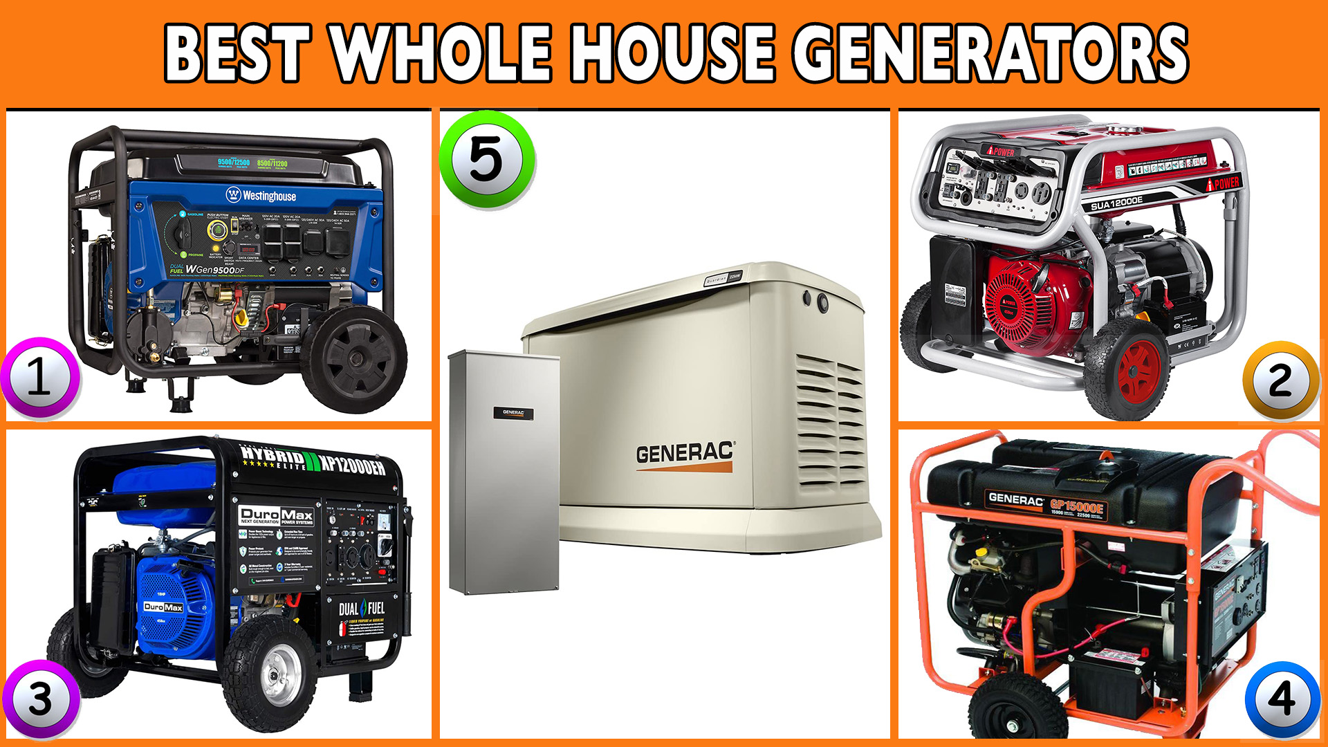 Best Whole House Generators