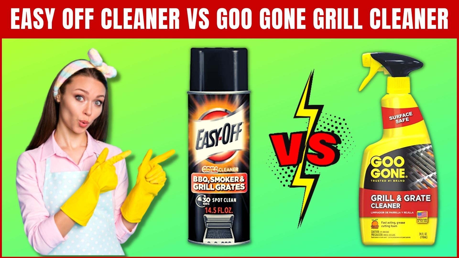 Easy Off Cleaner VS Goo Gone Grill Cleaner